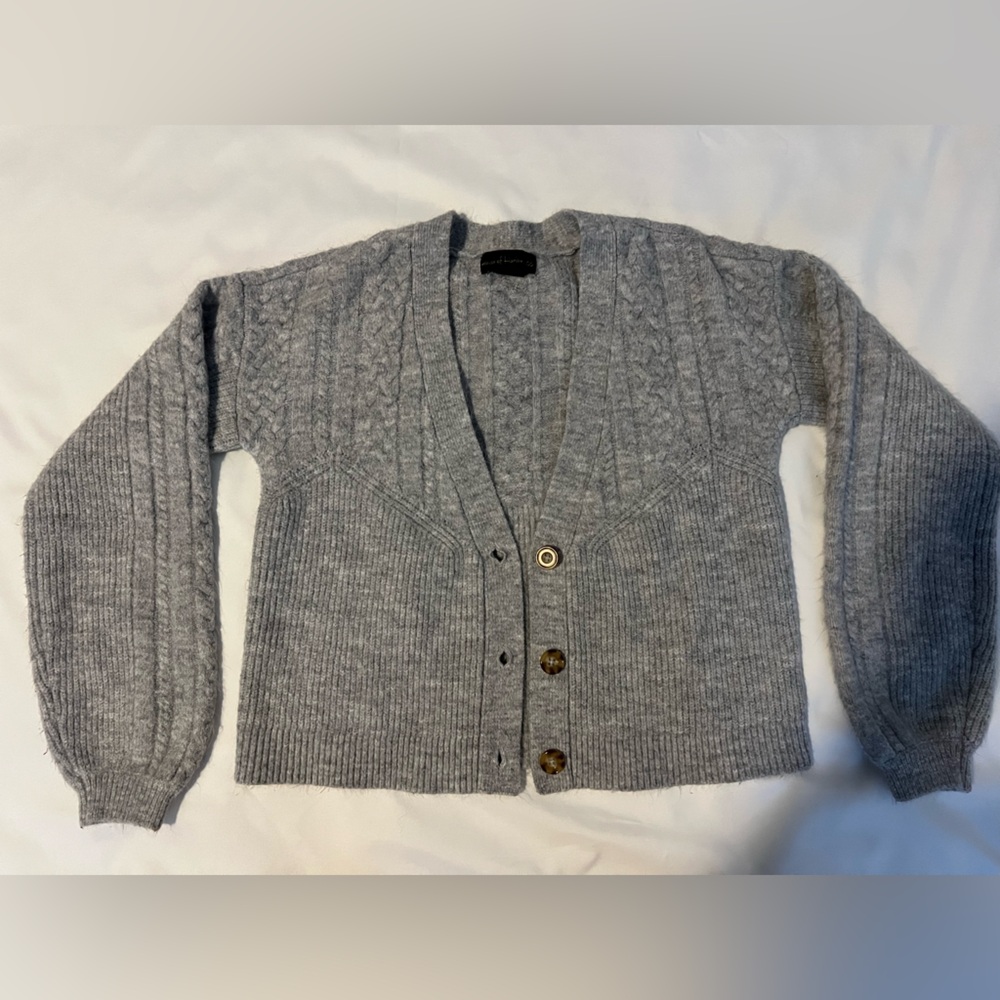 House of Harlow 1960 Gray Men's Cardigan